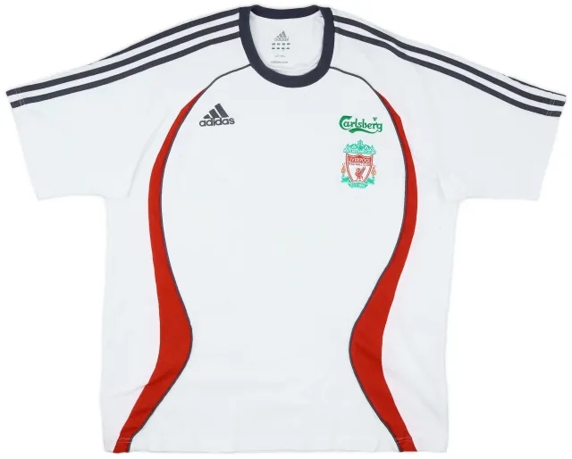 2006-07 Liverpool adidas Leisure Tee - 7/10 - (XL)