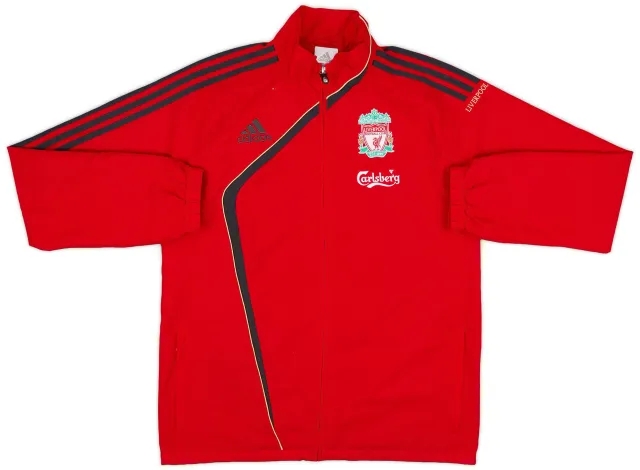 2009-10 Liverpool adidas Track Jacket - 8/10 - (M)