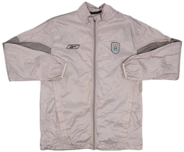2004-05 Manchester City Reebok Track Jacket - 8/10 - (L)