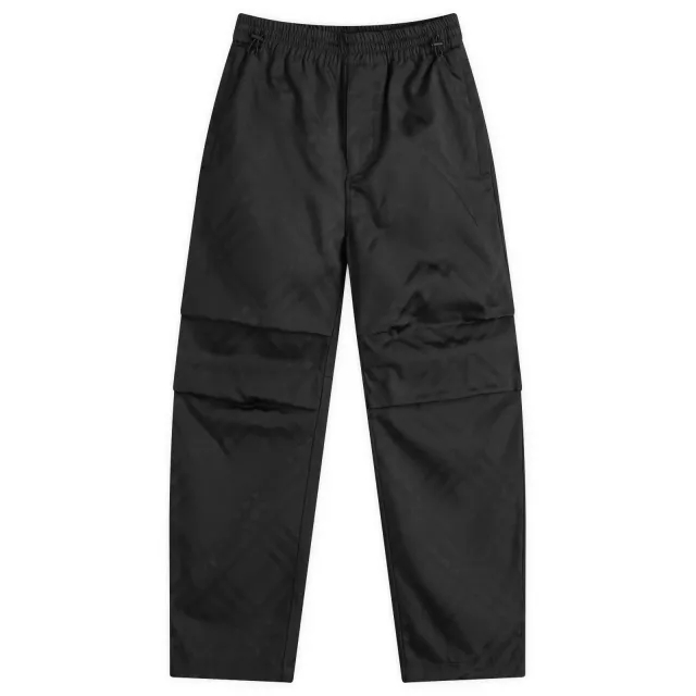 Burberry Men's Bias Check Nylon Cargo Trousers Black Ip Check