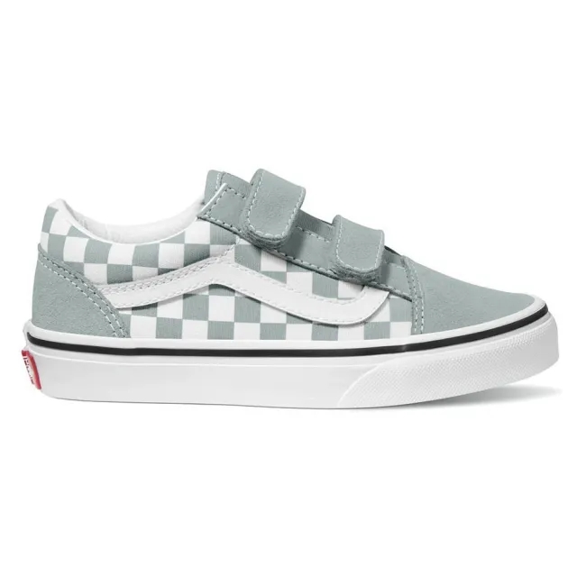 Vans - Kids Old Skool V Shoes (4-8 Years), Grey