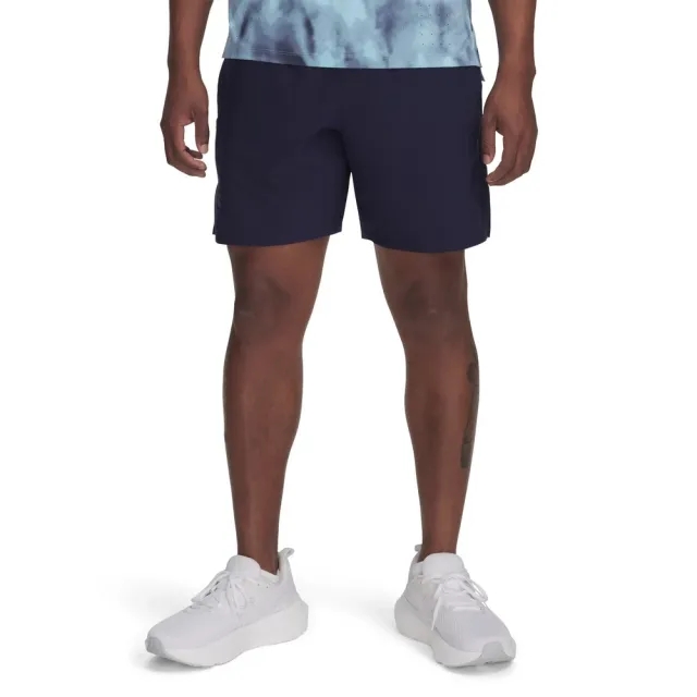 Men's  Under Armour  Launch Elite 2-in-1 7'' Shorts Midnight Navy / Stream / Reflective XXL