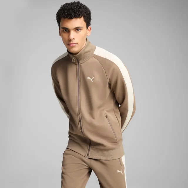 PUMA T7 Always On Track Jacket Men, Totally Taupe