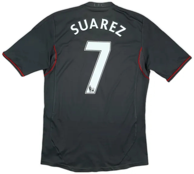 adidas 2011-12 Liverpool Away Shirt Suarez #7 - 4/10 - (S)