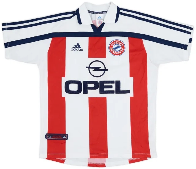 adidas 2000-01 Bayern Munich Away Shirt - 9/10 - (XL.Boys)