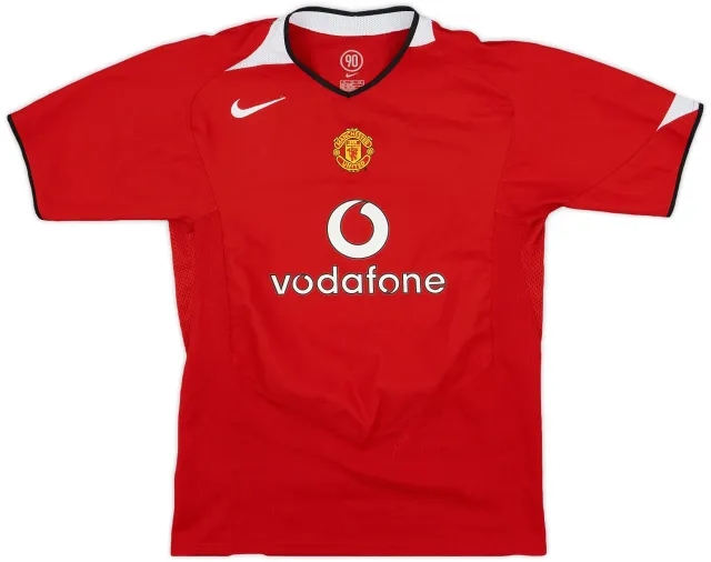 Nike 2004-06 Manchester United Home Shirt - 9/10 - (XL.Boys)