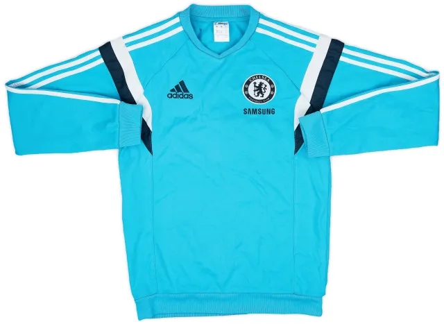 2014-15 Chelsea adidas Sweat Top - 9/10 - (S)