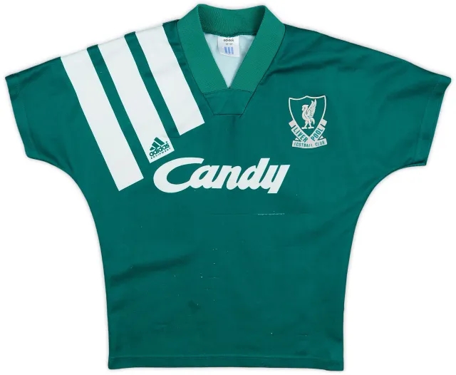 adidas 1991-92 Liverpool Away Shirt - 6/10 - (S.Boys)