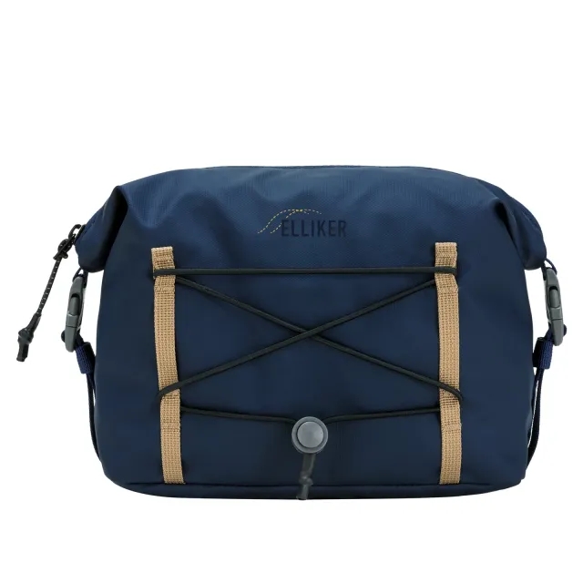 Elliker Angram Wash Bag Navy