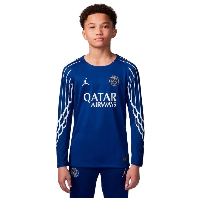 Nike Paris Saint Germain Fourth Shirt 2024/25 Long Sleeves Kids - ['Blue']