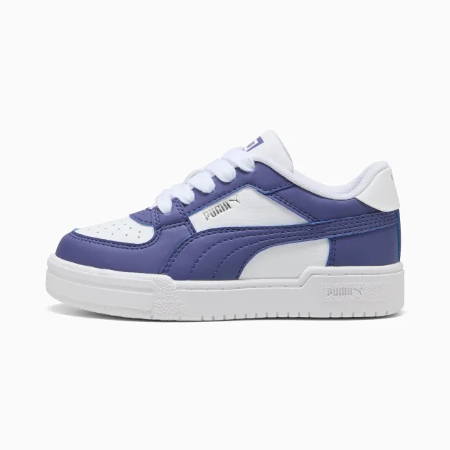 PUMA CA Pro Classic Kids' Trainers, White/Blue Crystal