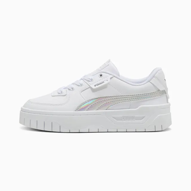 PUMA Cali Dream Iridescent Youth Sneakers, White/Silver