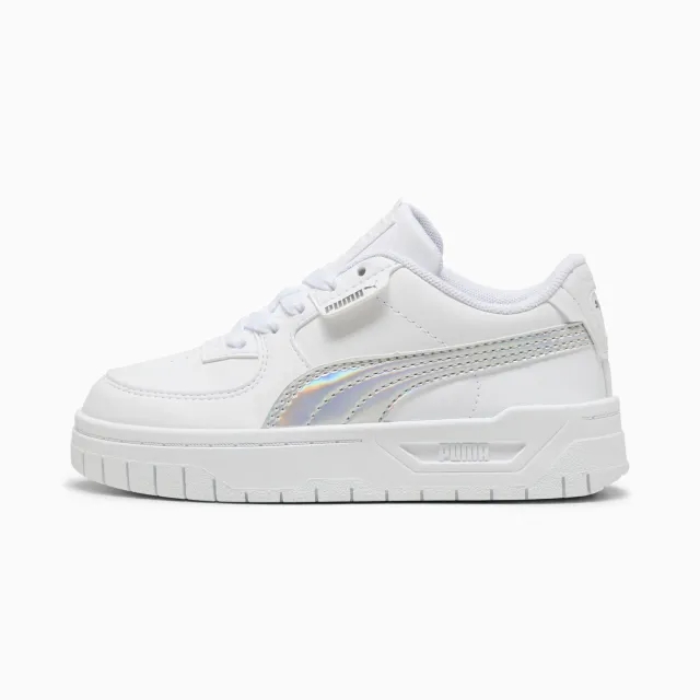 PUMA Cali Dream Iridescent Kids' Sneakers, White/Silver