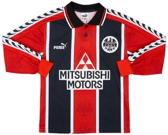Puma 1996-98 Eintracht Frankfurt Home L/S Shirt - 9/10 - (XL.Boys)