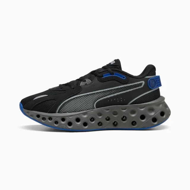 PUMA Softride Frequence Running Shoes Unisex, Black/Vivid Blue/Cool Dark Grey