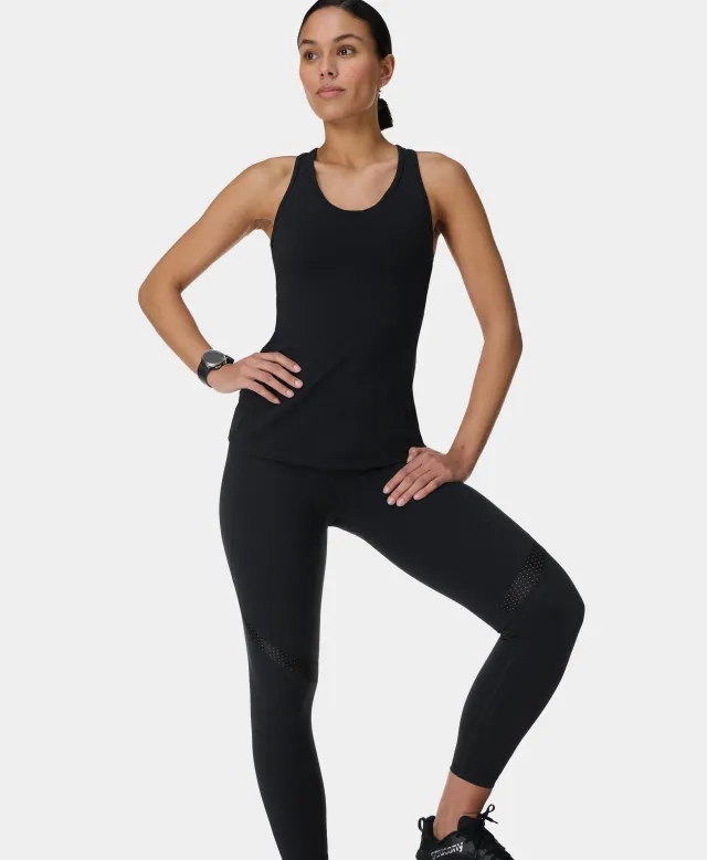 Power 7/8 Gym Leggings with Perforated Mesh
