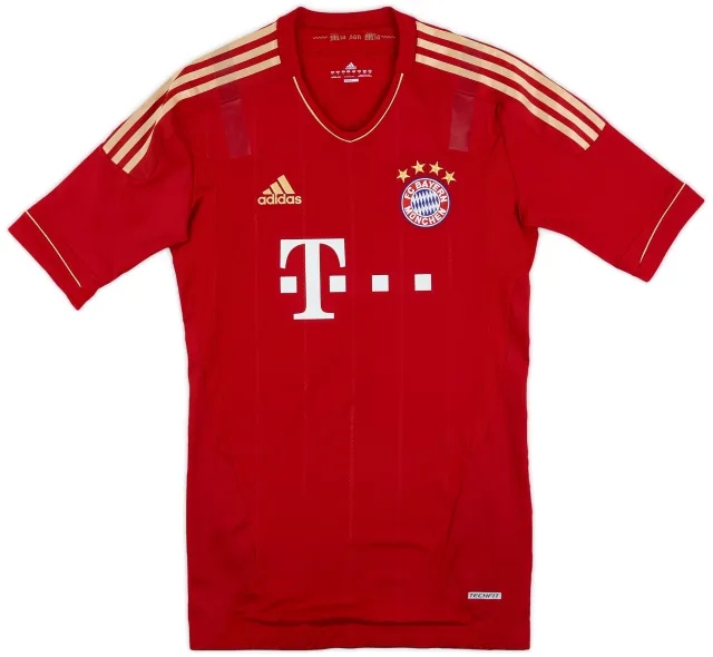 adidas 2011-13 Bayern Munich Player Issue TechFit Home Shirt - 4/10 - (L)