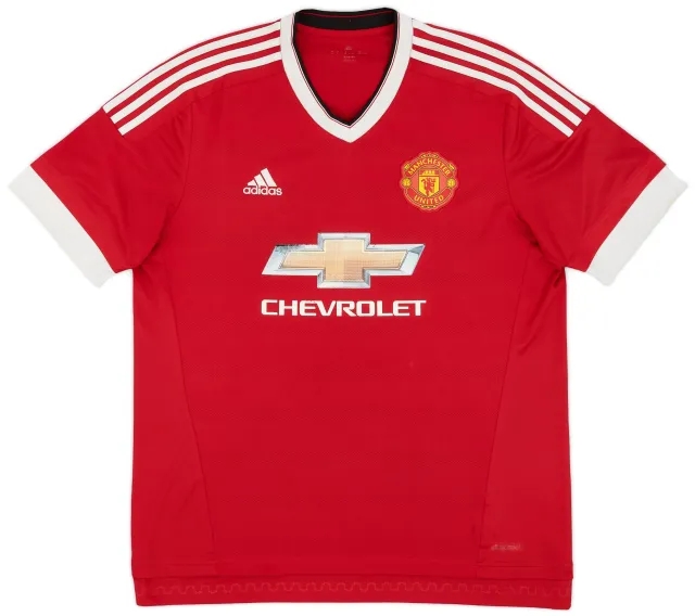 adidas 2015-16 Manchester United Home Shirt Rooney #10 - 5/10 - (XL)