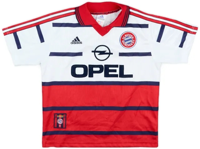 adidas 1998-00 Bayern Munich Away Shirt - 9/10 - (M.Boys)
