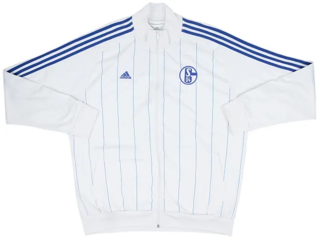 2011-12 Schalke adidas Track Jacket - 8/10 - (3XL)