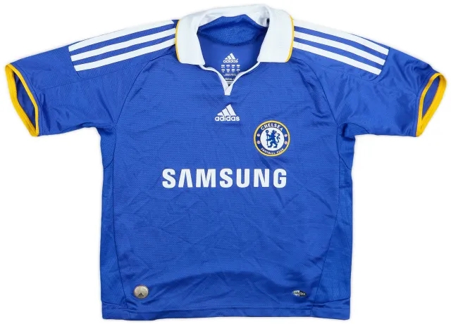 adidas 2008-09 Chelsea Home Shirt - 9/10 - (S.Boys)
