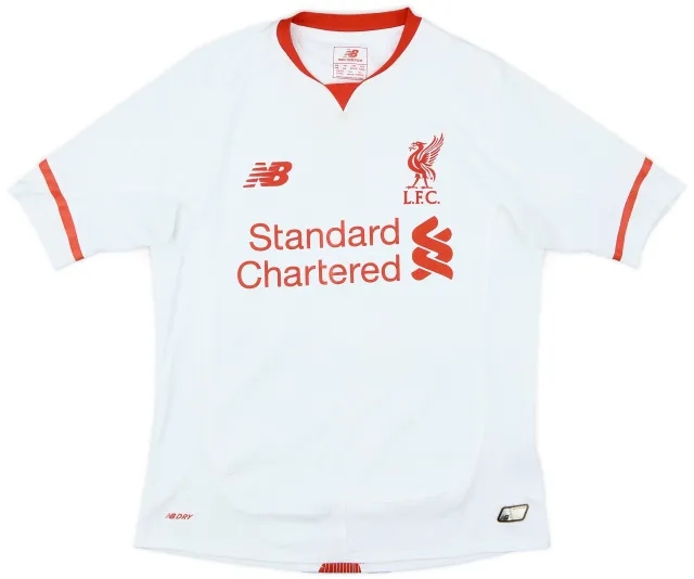 NewBalance 2015-16 Liverpool Away Shirt - 6/10 - (M.Boys)