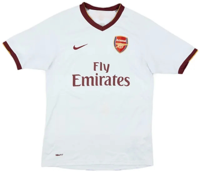 Nike 2007-08 Arsenal Away Shirt - 6/10 - (L.Boys)