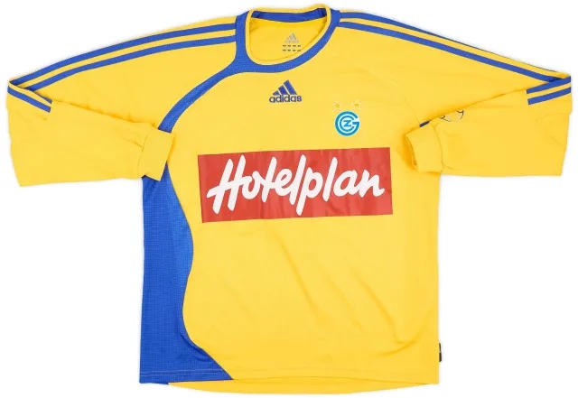 adidas 2007-08 Grasshoppers Away L/S Shirt #14 - 7/10 - (XL.Boys)