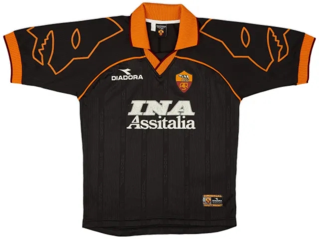 Diadora 1999-00 Roma Third Shirt - 7/10 - (M)