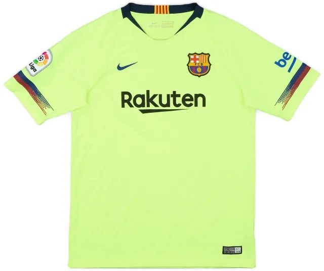 Nike 2018-19 Barcelona Away Shirt - 8/10 - (XL.Boys)