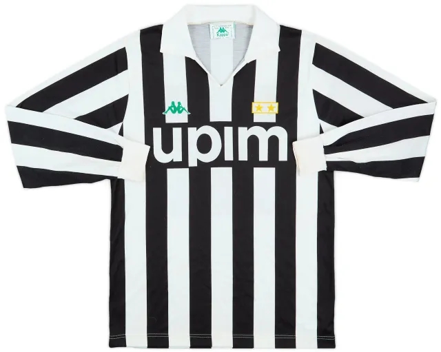 Kappa 1991-92 Juventus Basic Home L/S Shirt - 7/10 - (S)