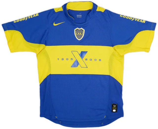 Nike 2005 Boca Juniors Home Shirt - 8/10 - (S)
