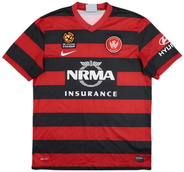 Nike 2012-14 Western Sydney Wanderers Home Shirt - 7/10 - (L)
