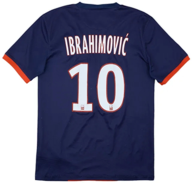 Nike 2013-14 Paris Saint-Germain Home Shirt Ibrahimovic #10 - 6/10 - (S)