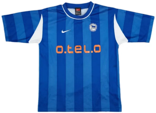 Nike 2000-01 Hertha Berlin Home Shirt - 7/10 - (L.Boys)