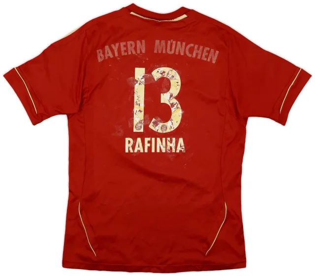 adidas 2011-13 Bayern Munich Home Shirt Rafinha #13 - 3/10 - (XL.Boys)