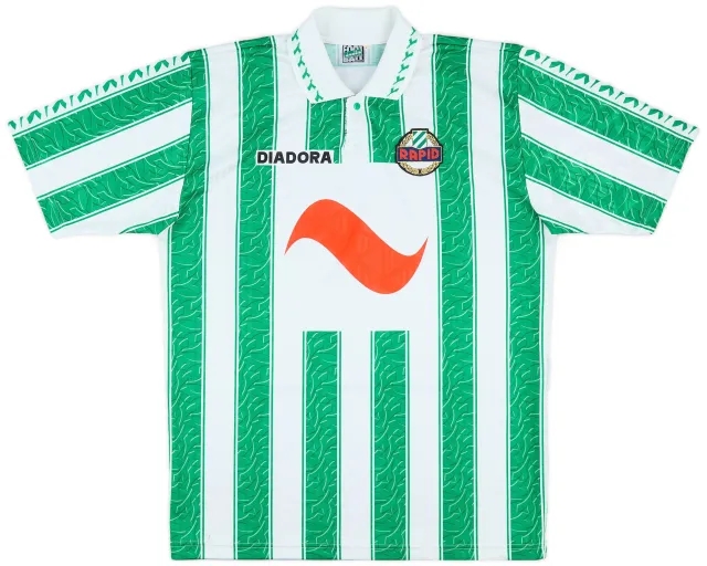 Diadora 1996-98 Rapid Vienna Home Shirt - 7/10 - (XL)
