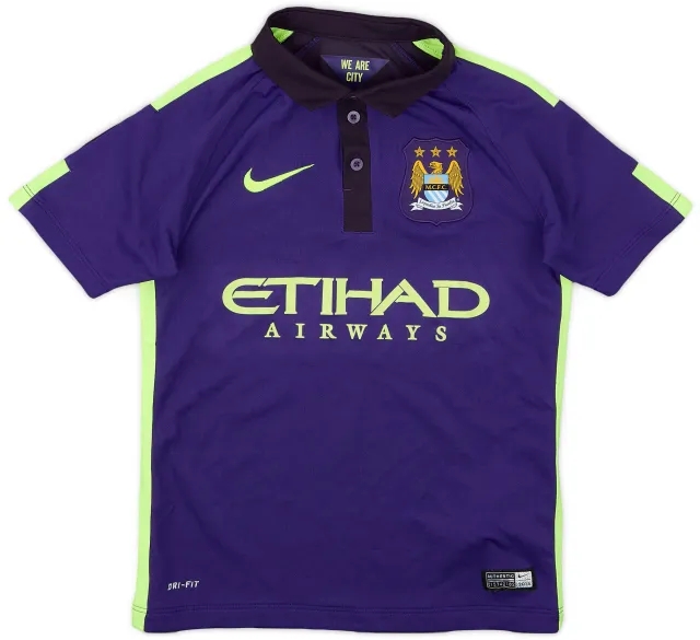 Nike 2014-15 Manchester City Third Shirt - 8/10 - (S.Boys)