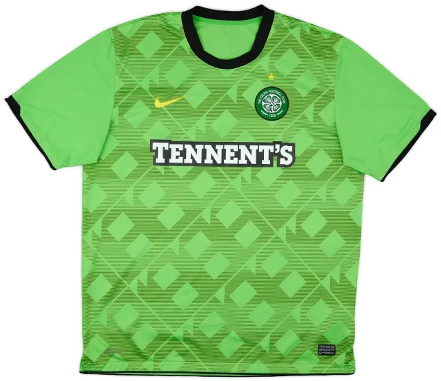Nike 2010-11 Celtic Away Shirt - 7/10 - (XL)