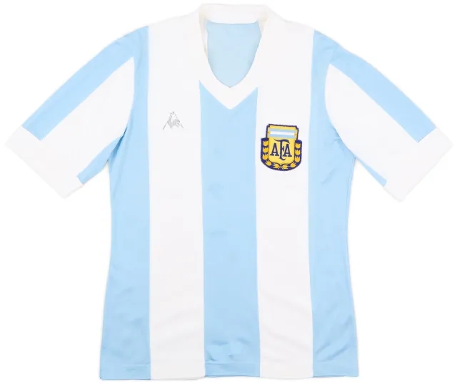 LeCoqSportif 1982-84 Argentina Home Shirt - 7/10 - (M)