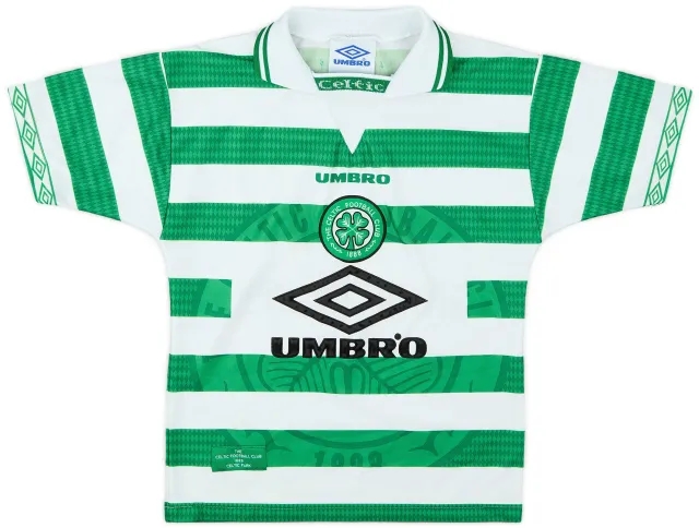 Umbro 1997-99 Celtic Home Shirt - 8/10 - (S.Boys)
