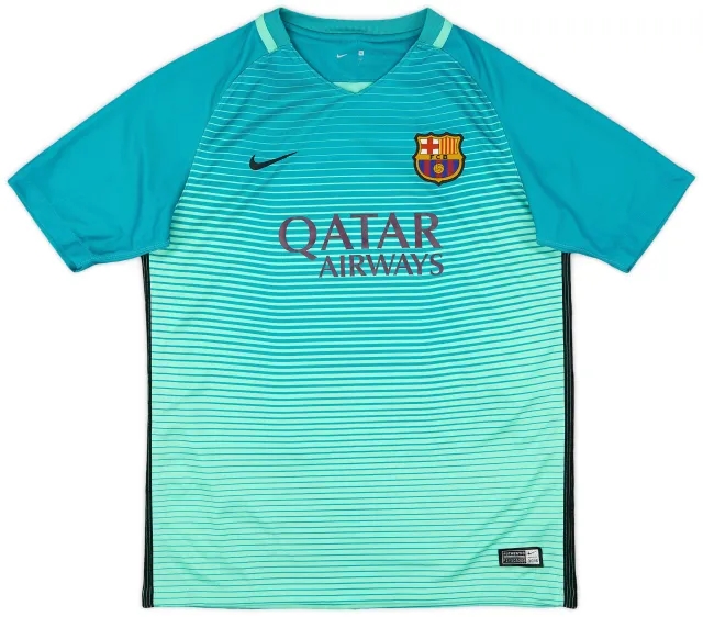 Nike 2016-17 Barcelona Third Shirt - 7/10 - (XL.Boys)