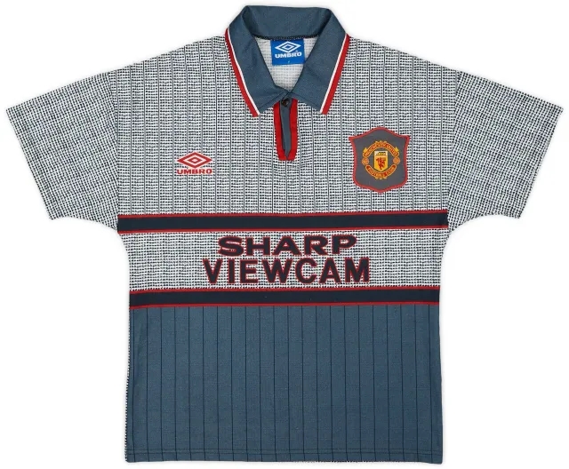 Umbro 1995-96 Manchester United Away Shirt - 9/10 - (Y)