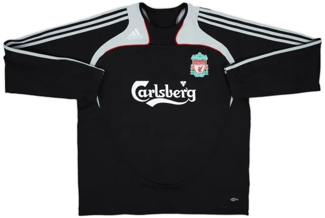 2008-09 Liverpool adidas Sweat Top - 8/10 - (L/XL)