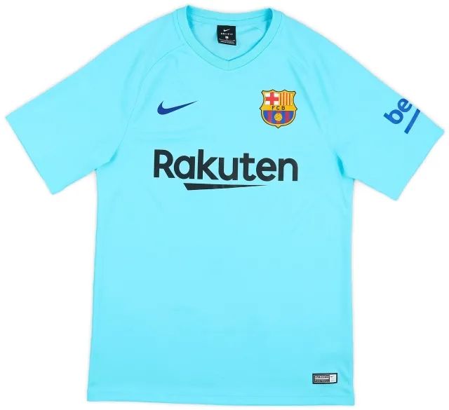Nike 2017-18 Barcelona Basic Away Shirt - 8/10 - (S)