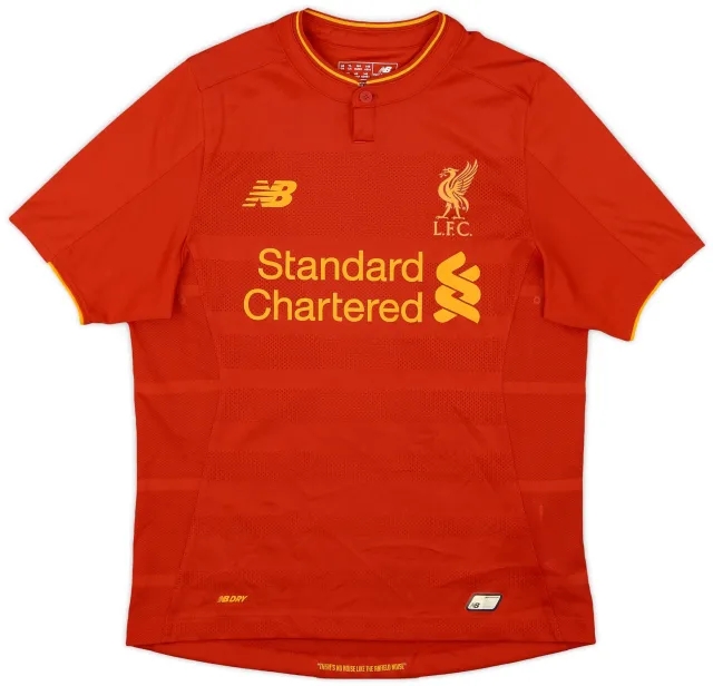 NewBalance 2016-17 Liverpool Home Shirt - 8/10 - (L.Boys)