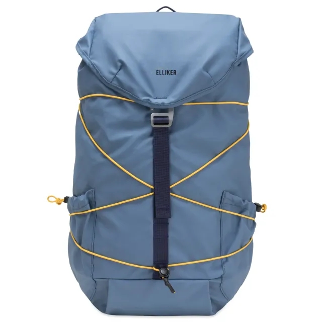 Elliker Wharfe Flapover Backpack Steel Blue