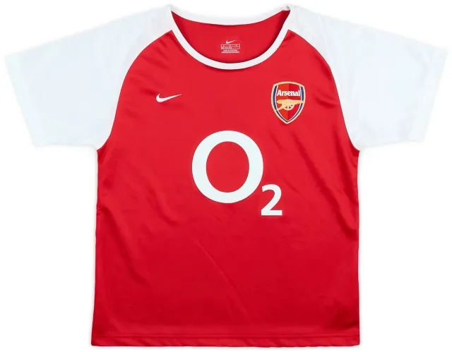 Nike 2002-04 Arsenal Home Shirt - 8/10 - (5-6 Years)