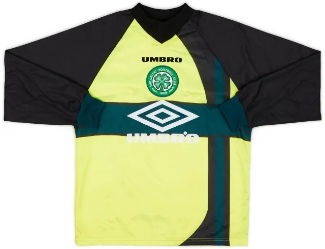 Umbro 1997-99 Celtic GK Shirt - 8/10 - (M.Boys)