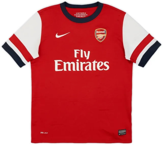 Nike 2012-14 Arsenal Home Shirt - 5/10 - (L.Boys)